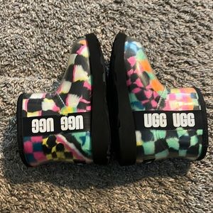 Ugg Toddler Girls Classic Clear Mini Checks size 11